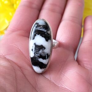❤️White Buffalo Turquoise Sterling Silver Ring